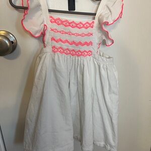 Jacadi White and Pink 2T dress